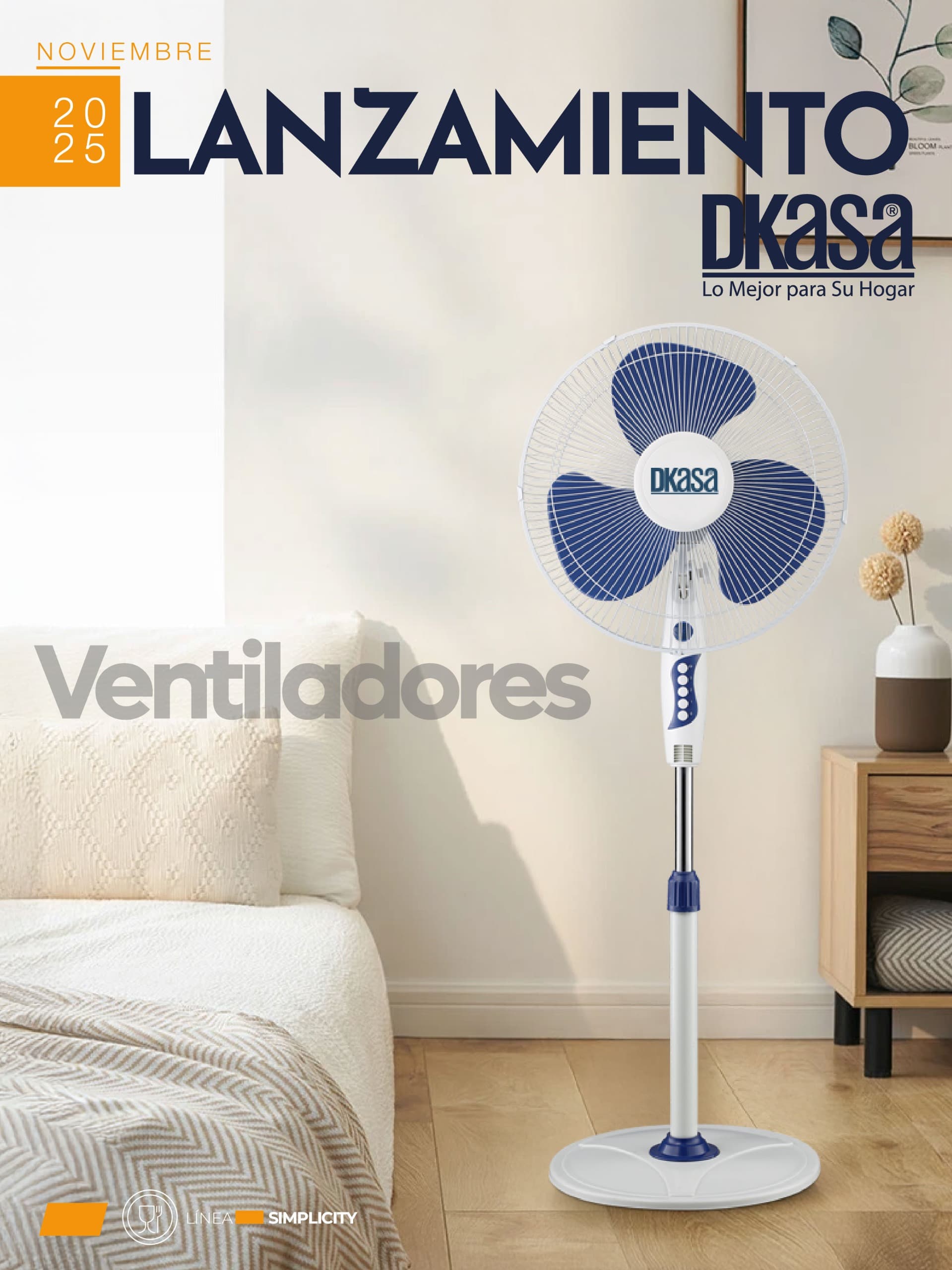 Ventiladores Aspas Azules