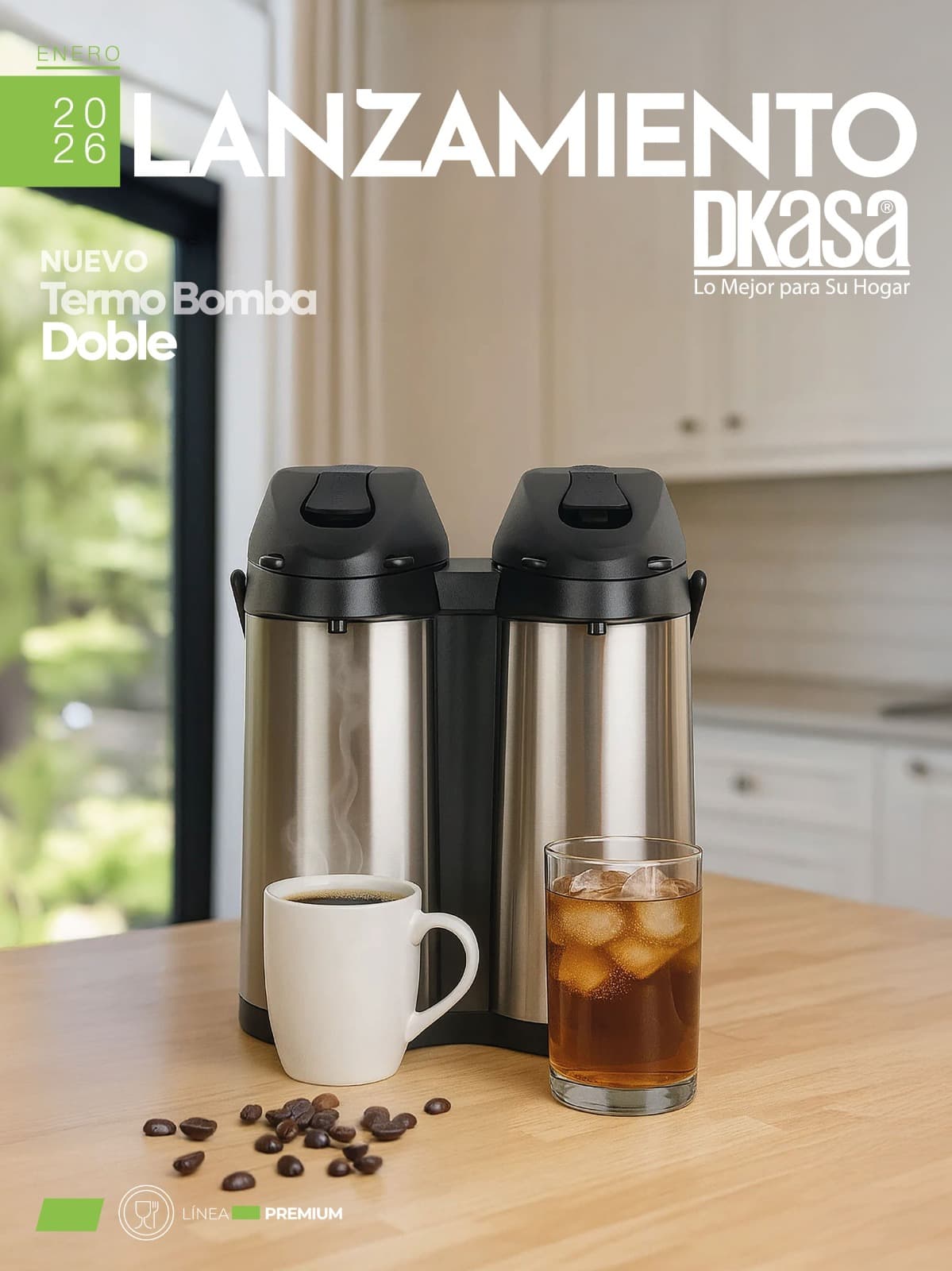 Lanzamiento Termo Bomba Doble Acero Inoxidable